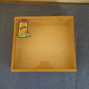 Melissa & Doug wooden box only used